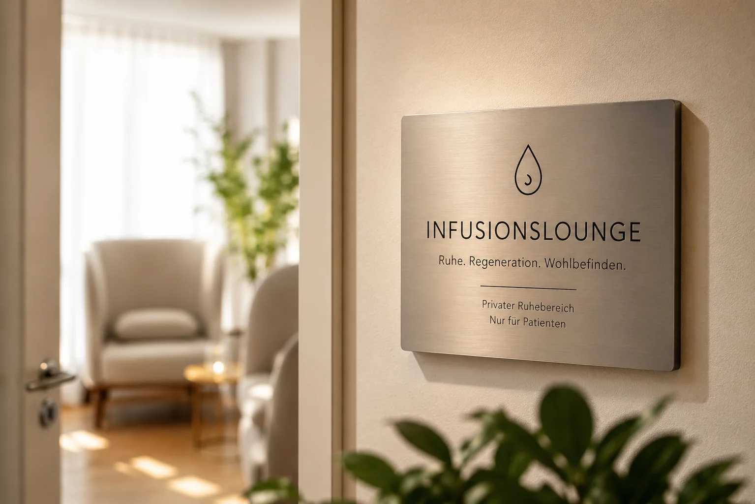 Infusionslounge Berlin-Nord – Ruhiger Behandlungsbereich für Infusionen bei GERMEDICA
